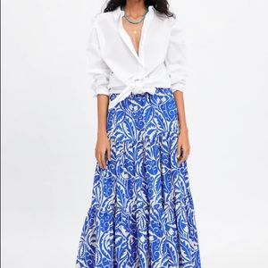 New with tags long Zara skirt.